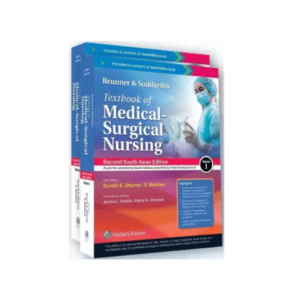 Brunner And Suddarths Textbook Of Medical Surgical Nursing 2 Vol Set 2Ed (Sae) By Sharma S. K.